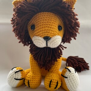 León de crochet