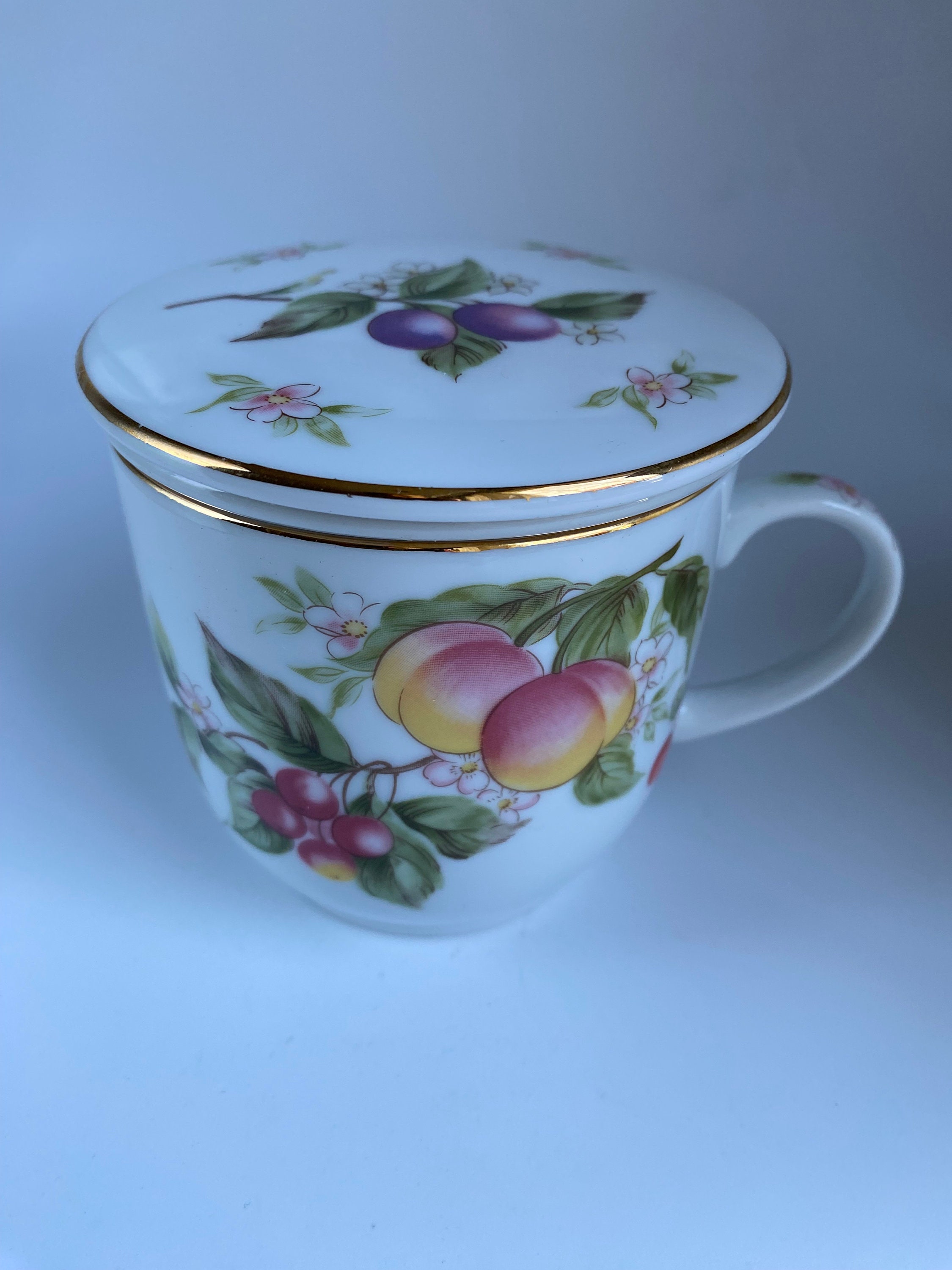AmorArc Porcelain Tea Mug with Infuser and Lids, 18 Oz Tea Cup Strainer  with Tea Bag Holder for Loos…See more AmorArc Porcelain Tea Mug with  Infuser