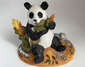 Royal Heritage Collection Porcelain Panda Figurine, 3.25” Tall