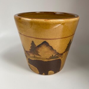 Rommel Nueva For Saparna Handpainted Oversized Coffee / Tea Mug, 4.25” Tall, Very Rare, Read Description