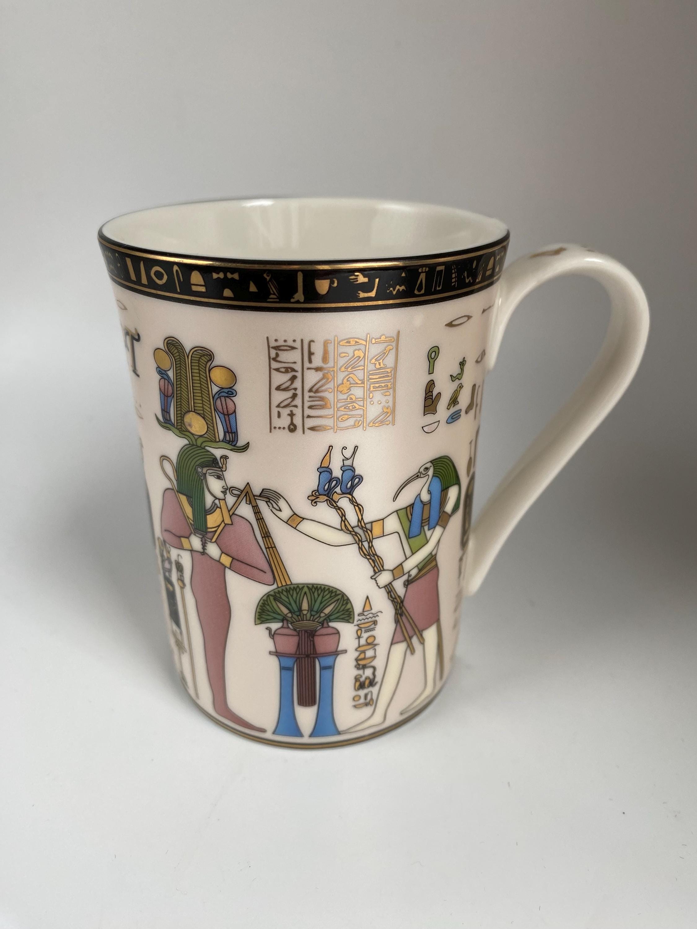Vintage Fathy Mahmoud FM Fine Egyptian Tableware Coffee Tea Cup