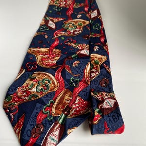 Tabasco Men’s Neck Tie, 100% Imported Silk, Made in USA