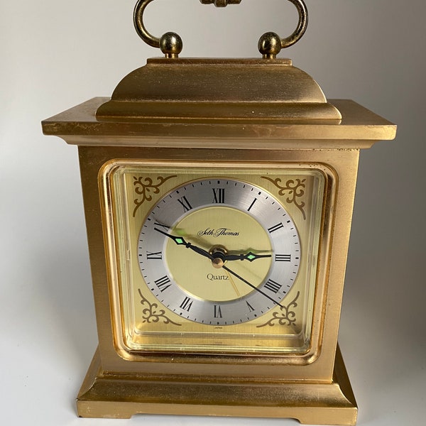 Seth Thomas Quartz Clock Etsy