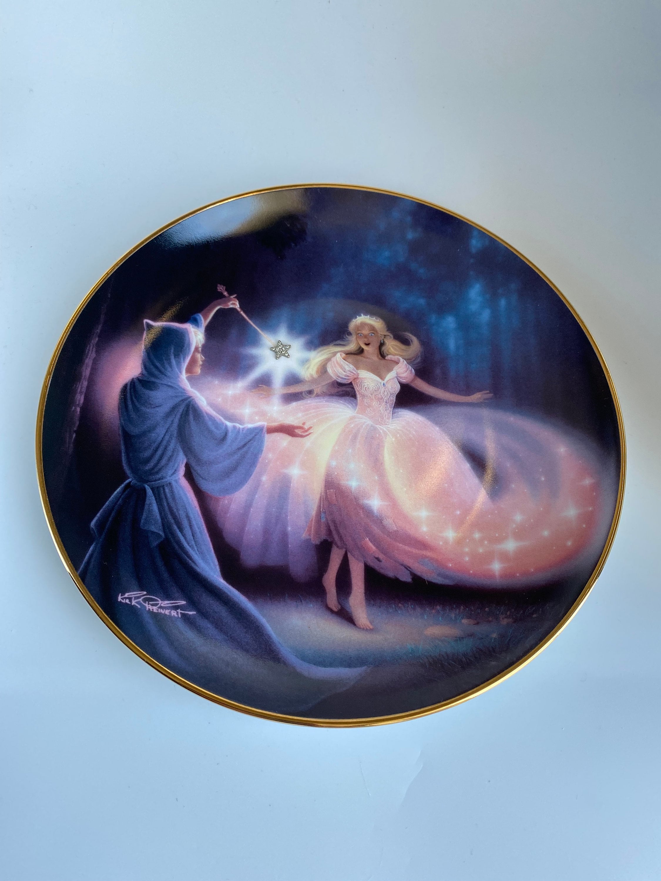 Franklin Mint Heirloom Fairy Godmother's Magic Collector's Plate
