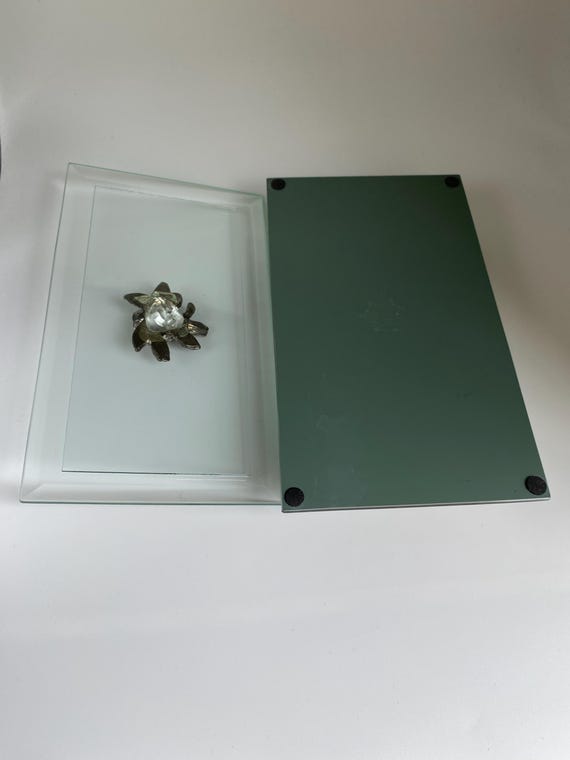 Vintage Studio Silversmiths Filigree Mirrored Jew… - image 10