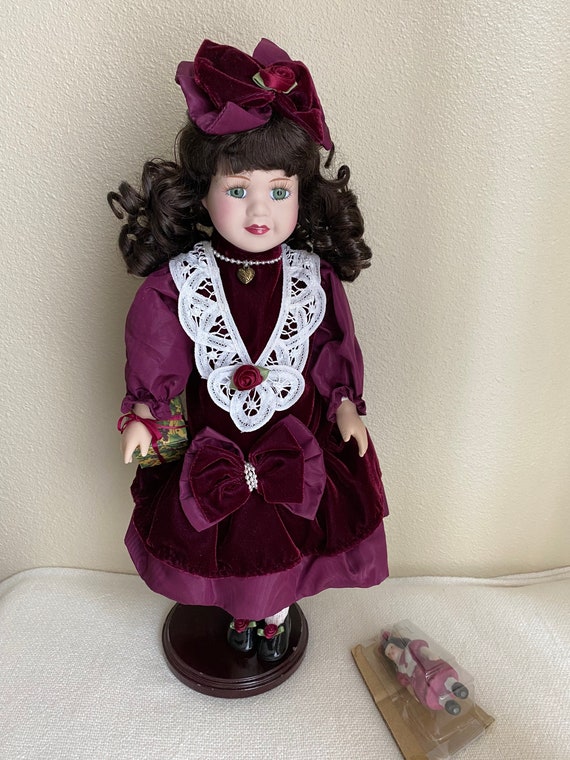 The Brass Key Victorian Collection Porcelain Doll Rebecca by Melissa Jane Includes Matching Miniature Ornament 1995 Edition Etsy