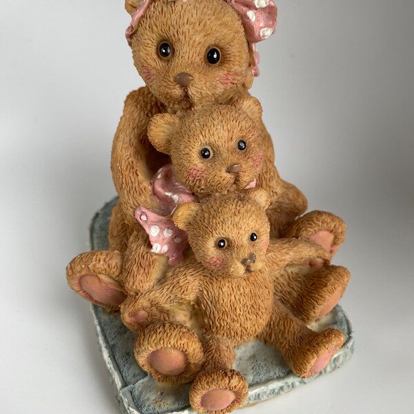 Price Imports Bear Family Figurine Home Decor, 4.5” Tall, 1994