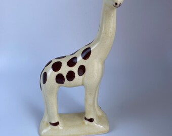 Vintage Giraffe Figurine Home Decor From The 50’s, 7”