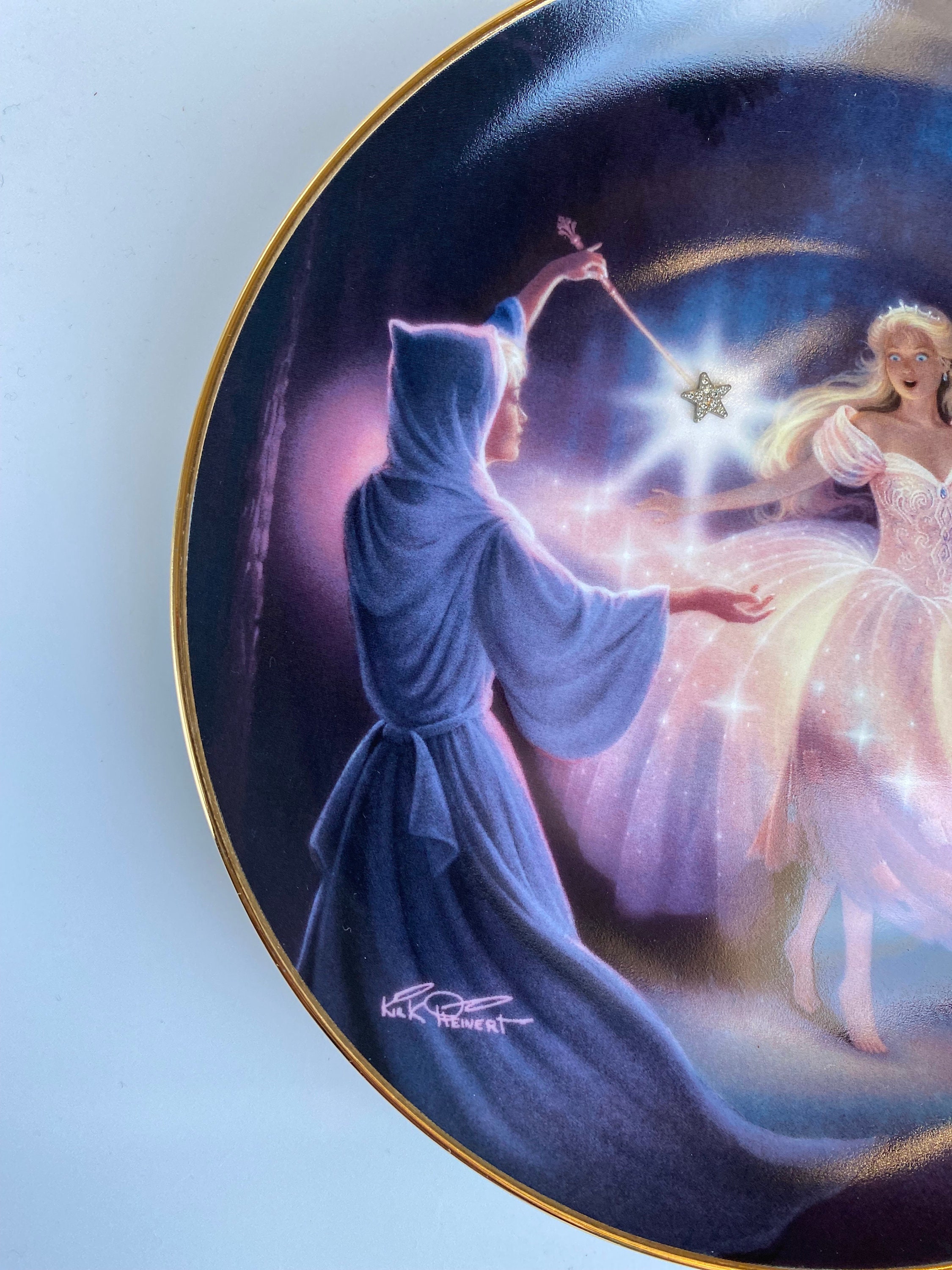 Franklin Mint Heirloom Fairy Godmother's Magic Collector's Plate