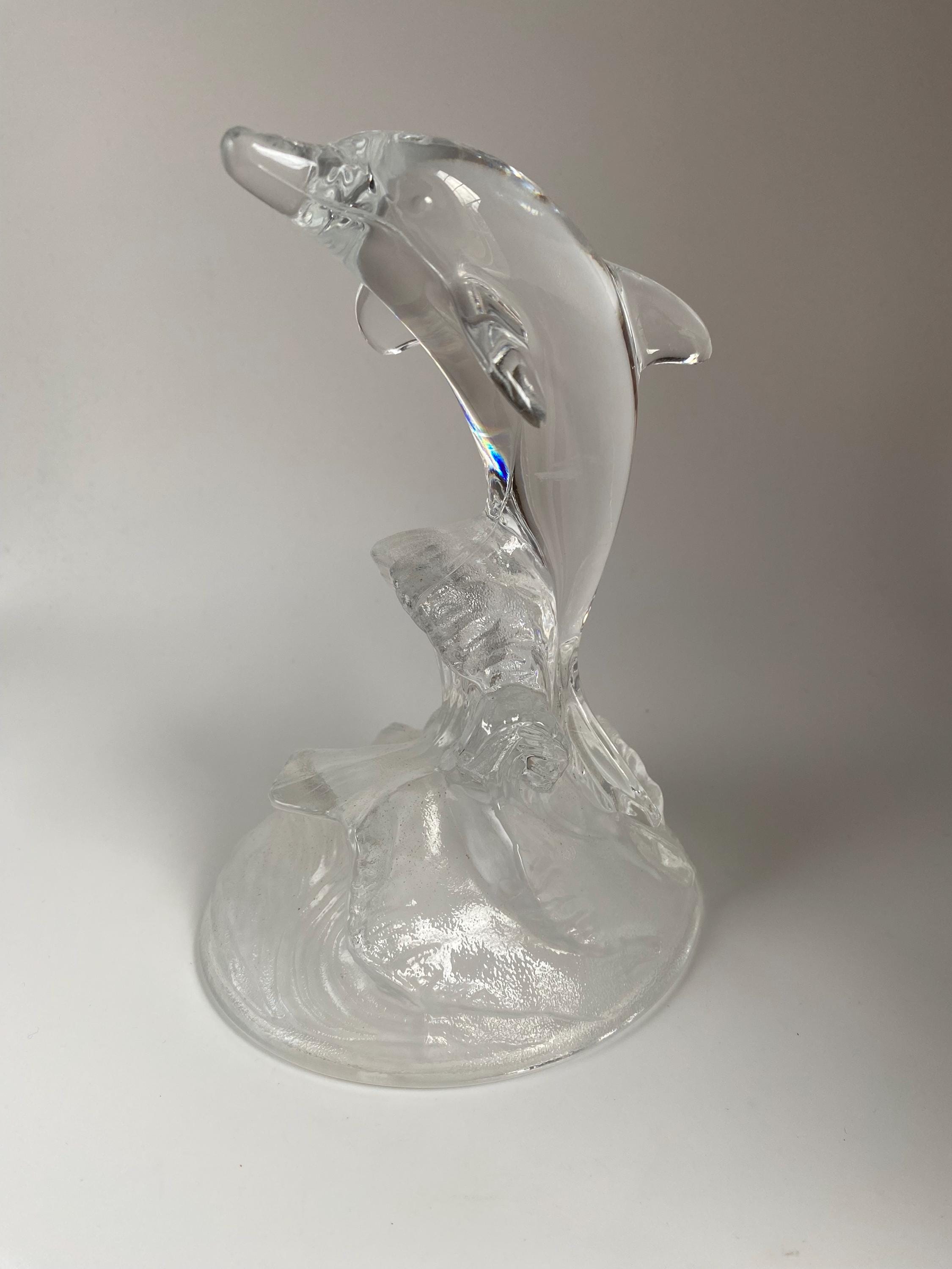 新品❣️美しい青CRYSTAL DARQUES DAUPHIN 新品❣️美しい青CRYSTAL