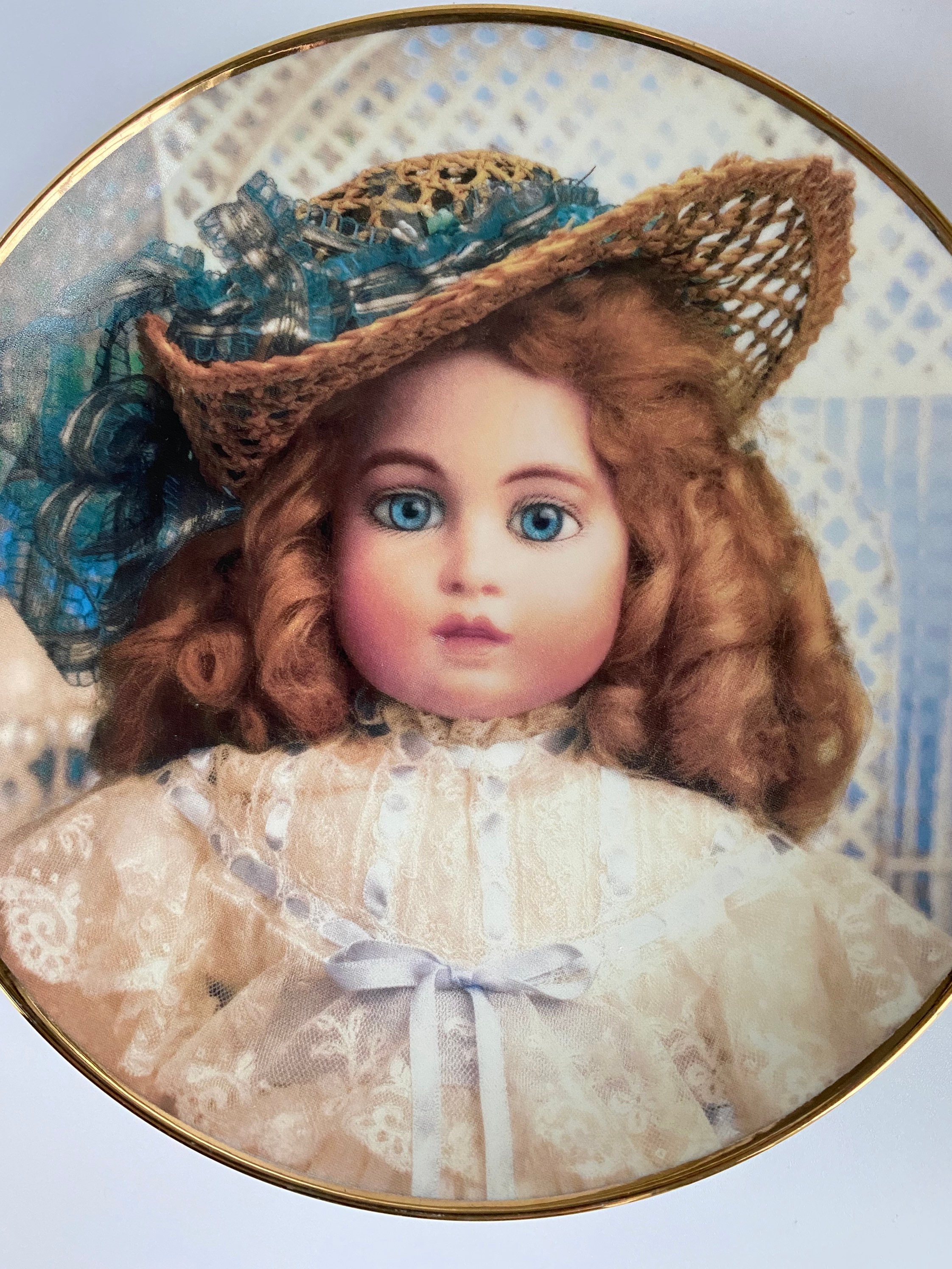 Vintage Hanau Doll Museum the Antique Doll Fine Porcelain Plate by