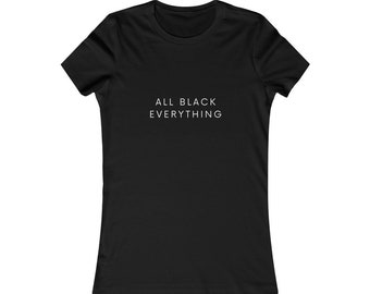 Alle schwarz alles T-Shirt, schwarz lebt Materie Shirt, schwarze Geschichte T-Shirt, kann ich nicht atmen