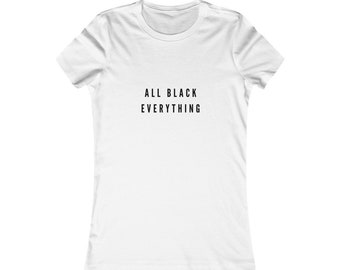 Alle schwarz alles T-Shirt, Shirt, schwarz lebt Materie Shirt, schwarze Geschichte T-Shirt, kann ich nicht atmen,