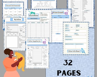 Kitten Weight Tracker Chart - Etsy