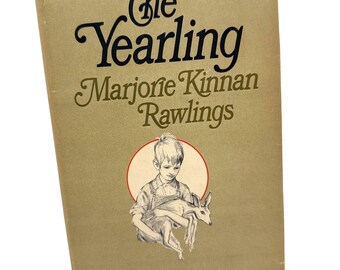The Yearling by Marjorie Kinnan Rawlings 1966 BCE Hardcover DJ Classic Novel Vintage Coming of Age Book
