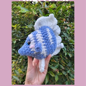 NO SEW Angel Fish Crochet Amigurumi Pattern Fish PDF Digital Download
