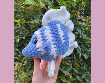 NO SEW Angel Fish Crochet Amigurumi Pattern Fish PDF Digital Download
