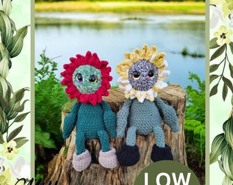 Sitting Flower Crochet Pattern