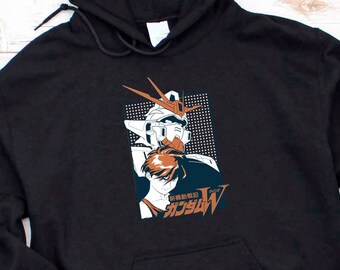 Gundam Wing Hoodie, Japanese Robot Anime Hoodies, Mobile Suit Manga Hoodie, Gunpla RX 78, Amuro Ray Unisex Sweatshirt