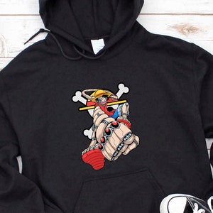 One Piece Logo Hoodie, Luffy Anime Hoodie, Monkey D Luffy Manga Hoodie, Straw Hat Pirates, Mugiwara, Zoro, Sanji Unisex Sweatshirt