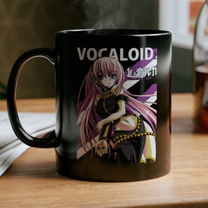 Megurine Luka Mug, Project DIVA Vocaloid Anime Cup, Kawaii Girl Manga Mugs, Hatsune Miku, Japanese Cups
