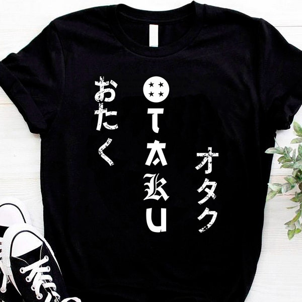 Otaku Shirt, Japanese Anime Manga Addict Clothing, Shonen Manga Japan Otaku Weeb Shirt, Unisex Tee