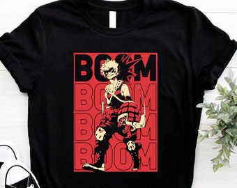 Bakugou Katsuki Anime Shirt, Kacchan My Hero Academia Shirt, Bakugo MHA Shirt, BNHA Shirt, Boku no Hero Manga Shirt, Unisex