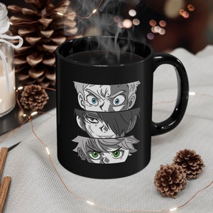 The Promised Neverland Cup, Yakusoku No Neverland Manga Mug, Emma Ray Norman Anime Cups, Promised Neverland Japanese Coffee Cups