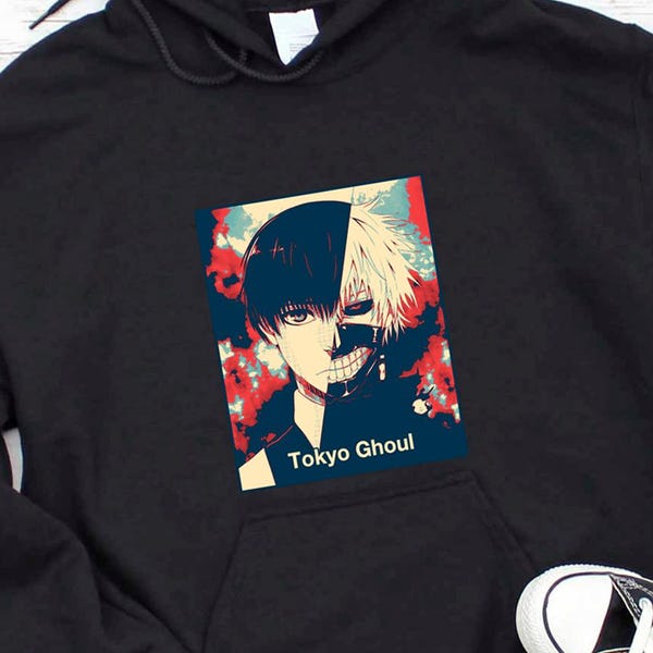 Sudadera con capucha anime Ken Kaneki, sudaderas con capucha Tokyo Ghoul, sudadera con capucha Kaneki Ken Manga, One Eyed Ghoul, Anteiku, Kaneki Kun, Touka, sudadera japonesa