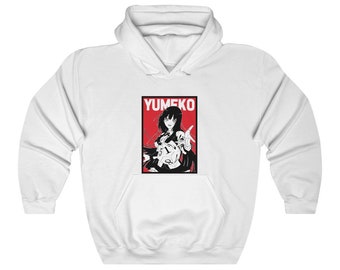 Felpa Con Cappuccio Funny Anime - Yumeko Jabami - Unisex Bambini E Adulti