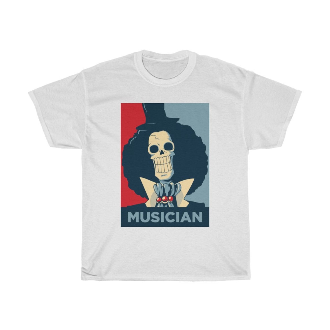 Brook Shirt One Piece Anime Shirt Brook Soul King Anime Etsy