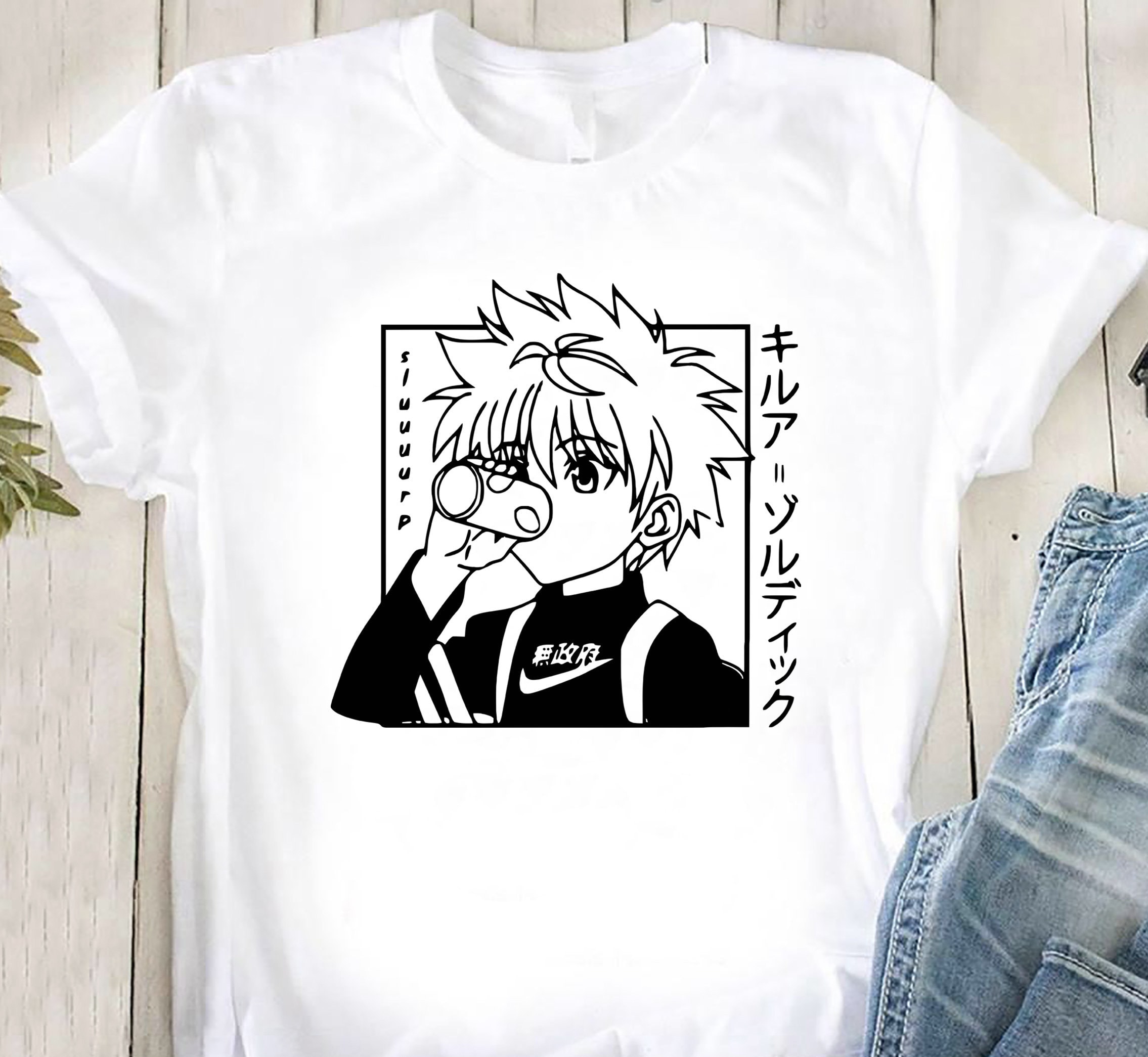 killua nike shirt