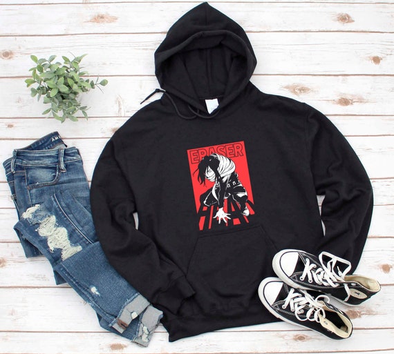 Sudadera con capucha Aizawa, Anime Shouta Aizawa Eraserhead My