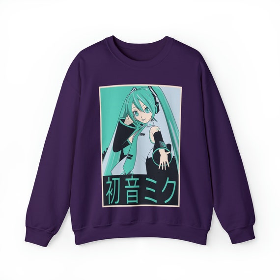 Hatsune Miku Sweatshirt, Project DIVA Vocaloid Anime Sweater