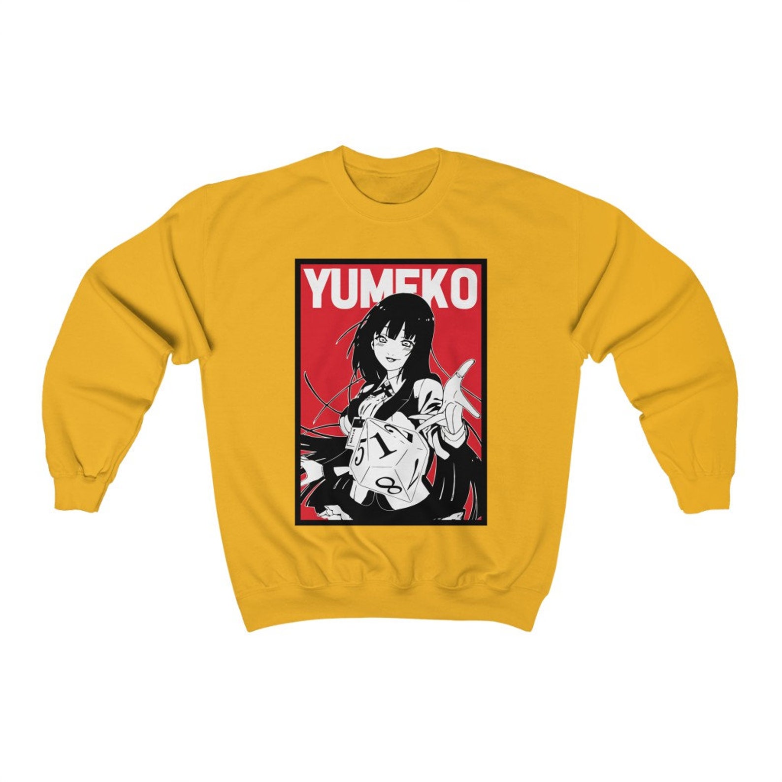 Yumeko Jabami Anime Sweatshirt Kakegurui Sweater Manga | Etsy