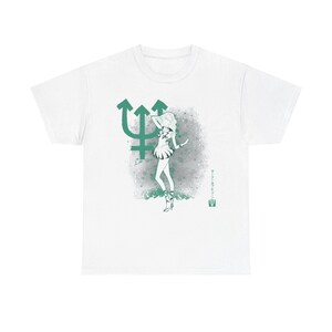 Sailor Neptune Anime Shirt, Michiru Kaiou Sailor Moon Manga Shirt, Pretty Guardian, Usagi Tsukino, Japanese Unisex SailorMoon Tee White