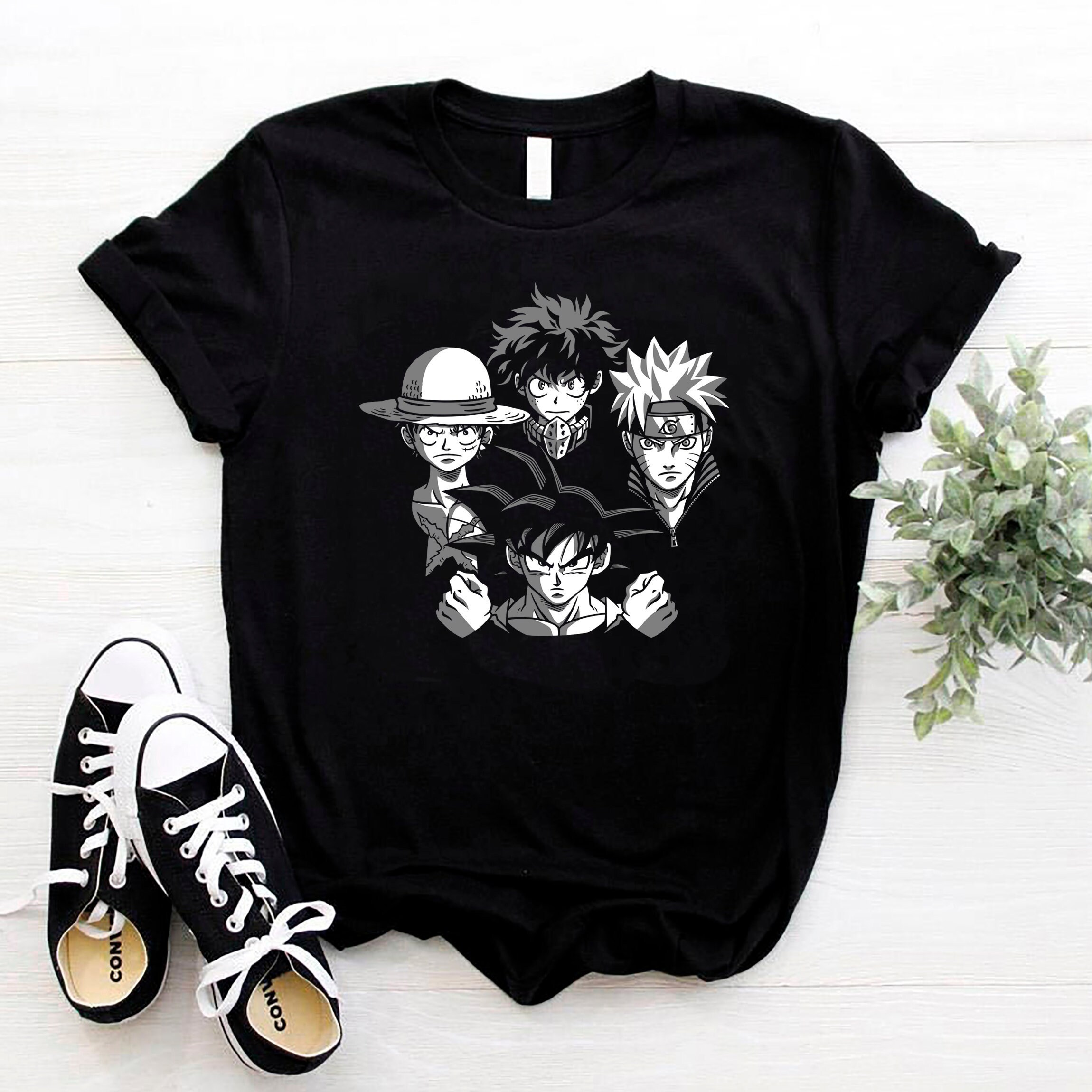 Izuku Midoriya Luffy Goku Anime Shirt My Hero Academia Shirt Etsy Izuku Midoriya Luffy Goku Anime Shirt My Hero Academia Shirt Etsy