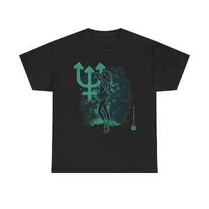 Sailor Neptune Anime Shirt, Michiru Kaiou Sailor Moon Manga Shirt, Pretty Guardian, Usagi Tsukino, Japanese Unisex SailorMoon Tee Black