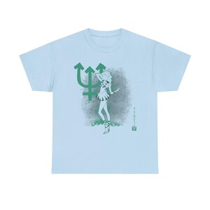 Sailor Neptune Anime Shirt, Michiru Kaiou Sailor Moon Manga Shirt, Pretty Guardian, Usagi Tsukino, Japanese Unisex SailorMoon Tee Light Blue