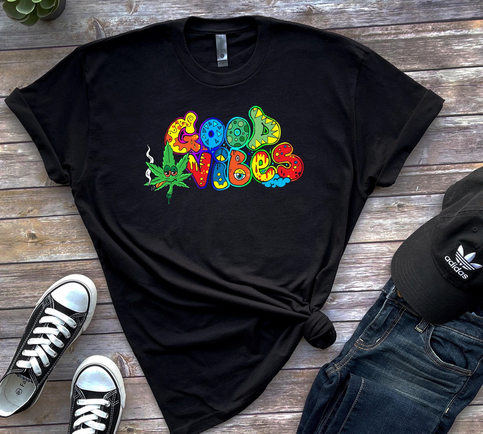 Good Vibes High Life Tshirts For Women Chill Vibes Etsy