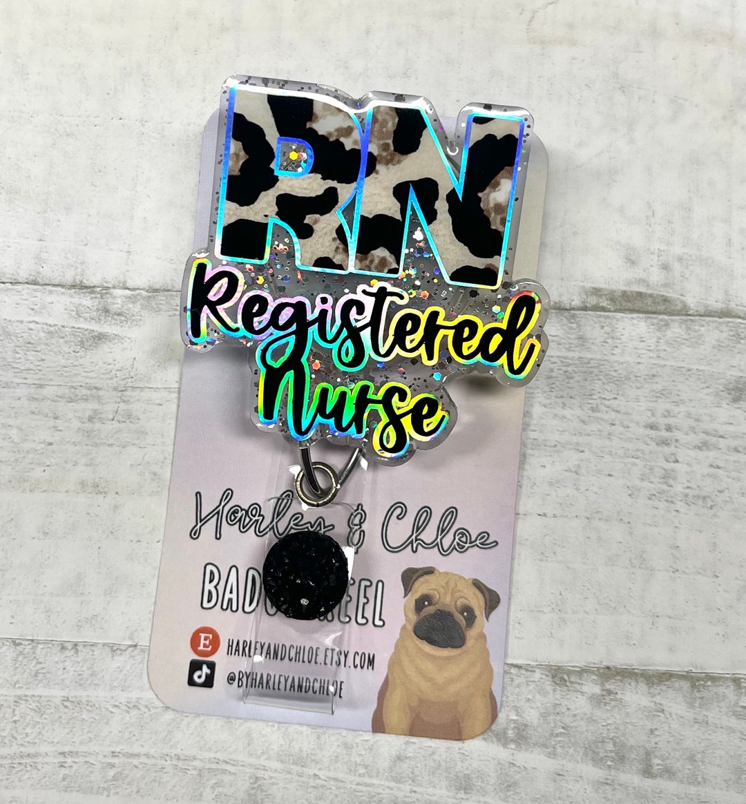 RN Registered Nurse Badge Reel, RN Badge Reel, Nurse Badge Reel — free download