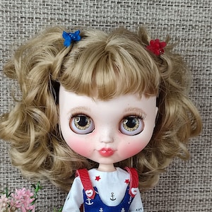 Custom Blythe doll, OOAK, curly hair