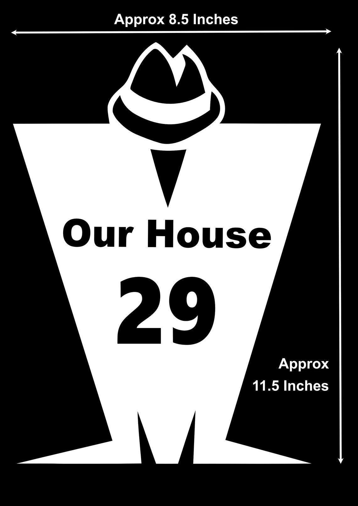 Madness Wheelie Bin Vinyl Decal Numbers Our House Ska