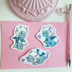 Zym Cute Sticker Set The Dragon Prince Holographic