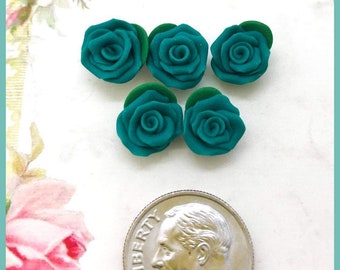 Polymer Clay Roses, Jewelry Making, Craft Supplies, Handmade, Variety ...