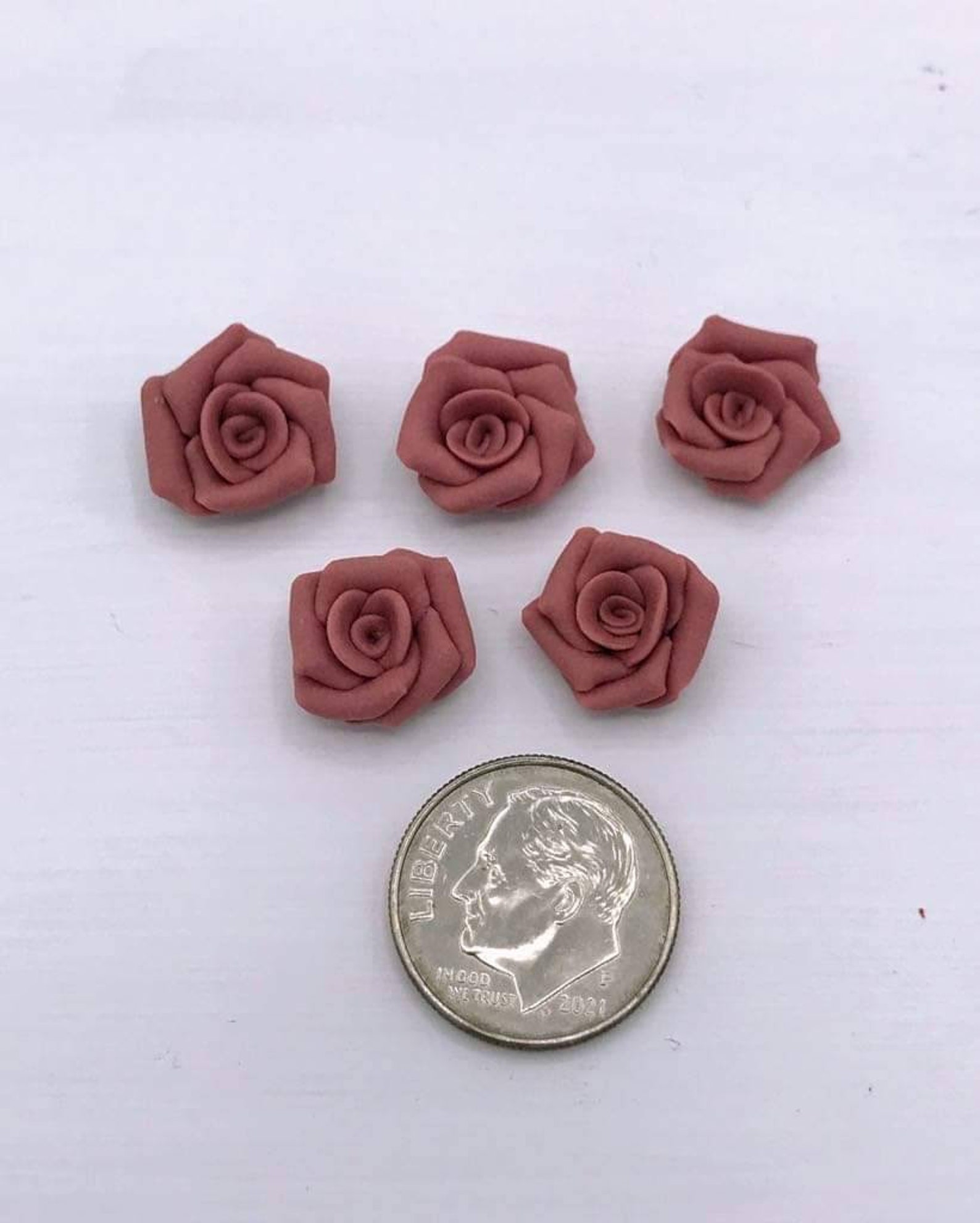 Polymer Clay Roses Jewelry Making Craft Supplies Art Etsy
