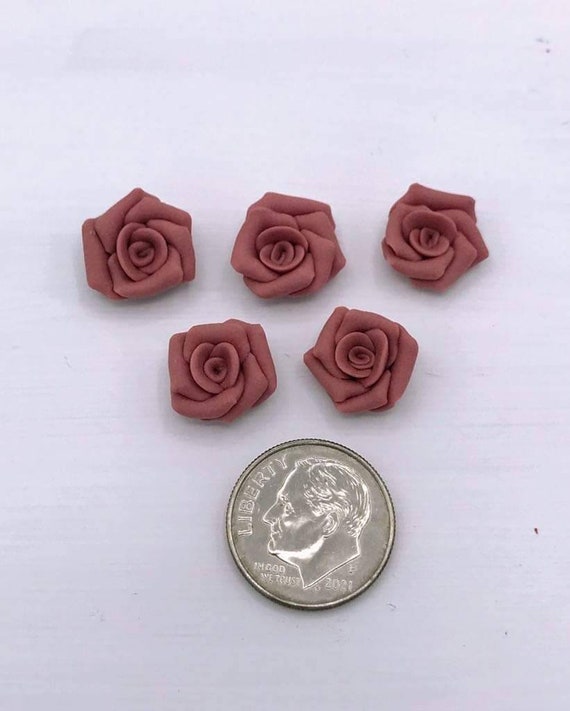 Polymer Clay Roses Jewelry Making Craft Supplies Art Etsy