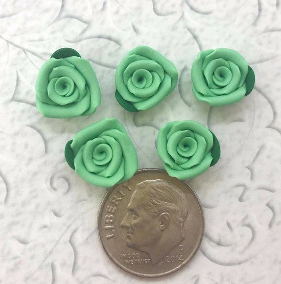 Polymer Clay Roses Jewelry Making Craft Supplies Handmade | Etsy