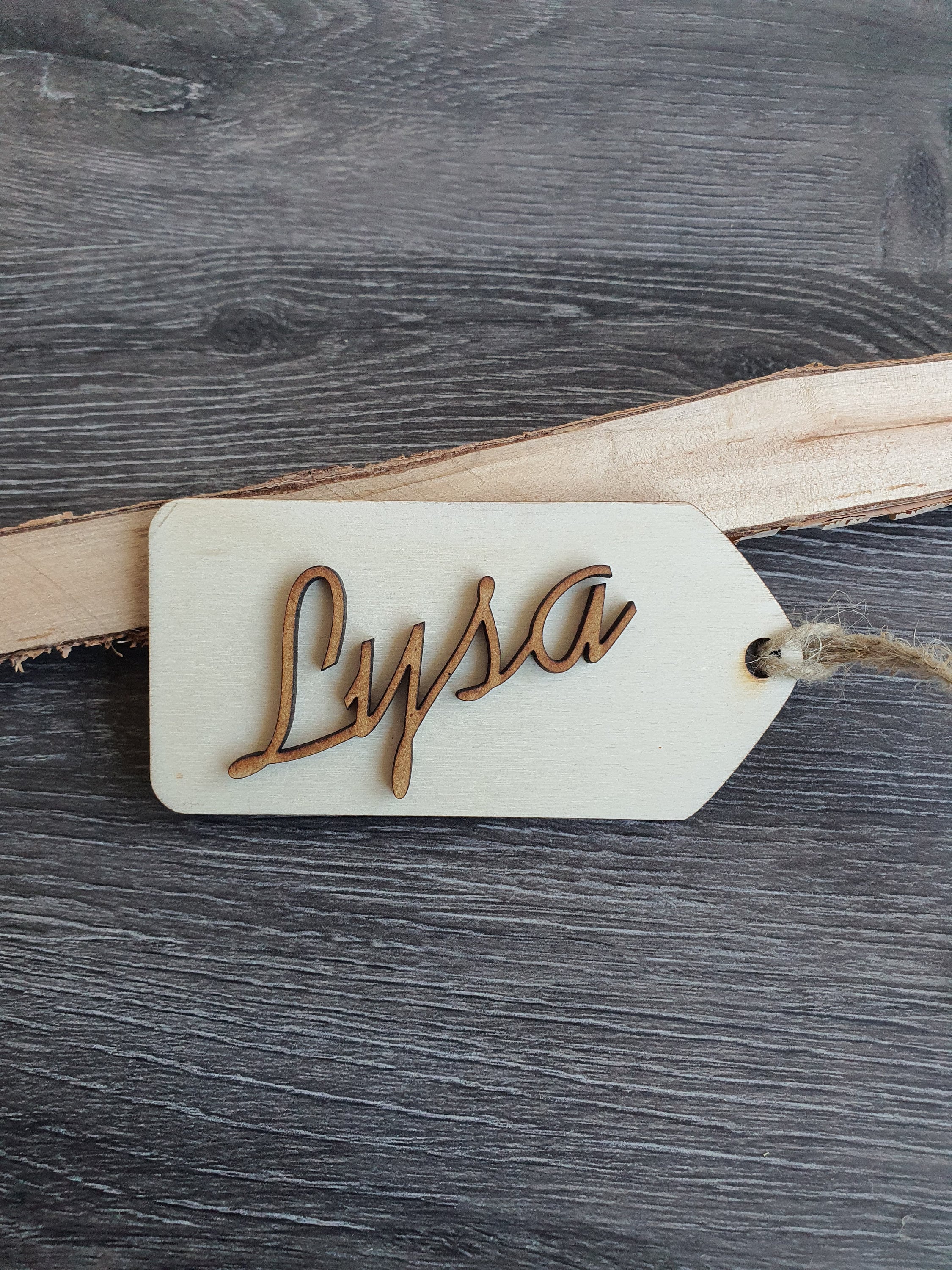 Wooden gift tags personalized gift tags name tags gift Etsy