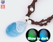 Moana Necklace Pendant Glow in the dark Costume Cosplay Fancy Dress Up Jewellery